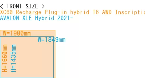 #XC60 Recharge Plug-in hybrid T6 AWD Inscription 2022- + AVALON XLE Hybrid 2021-
